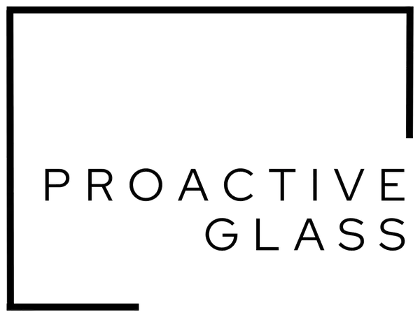 ProActive Glass custom shower door installer logo - Penticton and Kelowna BC